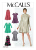 M7622 McCalls Knit Swing Dress Uncut Sewing Pattern Lg, XL, XXL