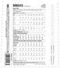 M8045 McCalls 8045 Narrow Leg Pant, Uncut Sewing Pattern, sizes 6, 8, 10, 12, 14, 16, 18, 20, 22