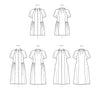 M8385 McCalls 8385 Women's Shirtdress, Uncut Sewing Pattern, sizes 20W, 22W, 24W, 26W, 28W