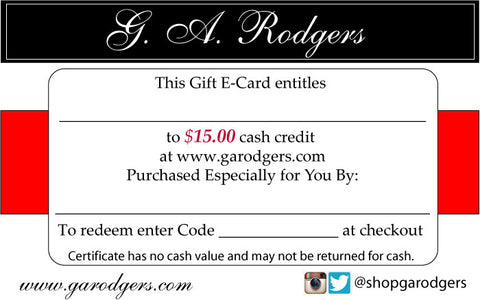 $15.00 Gift Certificate
