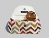 Large Chevron Sunglass Case for Extra Large Sunglasses in Blaze
