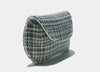 Large Sunglass Case for Extra Large Sunglasses - Blue Plaid