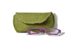 Small Green Eyeglasses Case for Reading Glasses