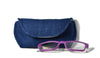 Small Blue Eyeglasses Case for Reading Glasses