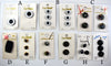 Vintage Black Buttons