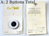 Vintage Black Buttons