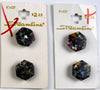 Vintage Black Buttons