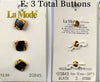 Vintage Black Buttons