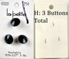 Vintage Black Buttons