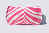 Large Pink Zebra Sunglass Case for Extra Large Sunglasses
