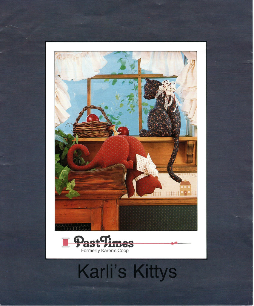 Karli's Kittys Sewing Pattern by Past Times, formerly Karen's Coop