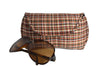 Large Sunglass Case for Extra Large Sunglasses in Red Plaid