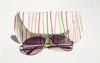 Berry Streamers Medium Sunglass Case