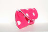 Polka Dot Reading Glasses Case in Hot Pink