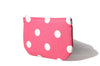 Polka Dot Small Cosmetic Case in Hot Pink