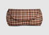 Blue Plaid Reading Glasses Case