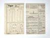 V1051 Vogue 1051 Uncut Pant Sewing Pattern, Sizes 12-18