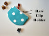 Turquoise Polka Dot Coin Purse