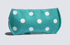 Polka Dot Sunglasses Case in Turquoise