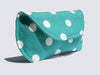 Polka Dot Sunglasses Case in Turquoise