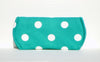 Polka Dot Reading Glasses Case in Turquoise