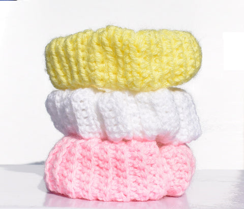 Large Crocheted Scrunchie