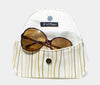Large Streamers Sunglass Case for Extra Large Sunglasses in Sunset